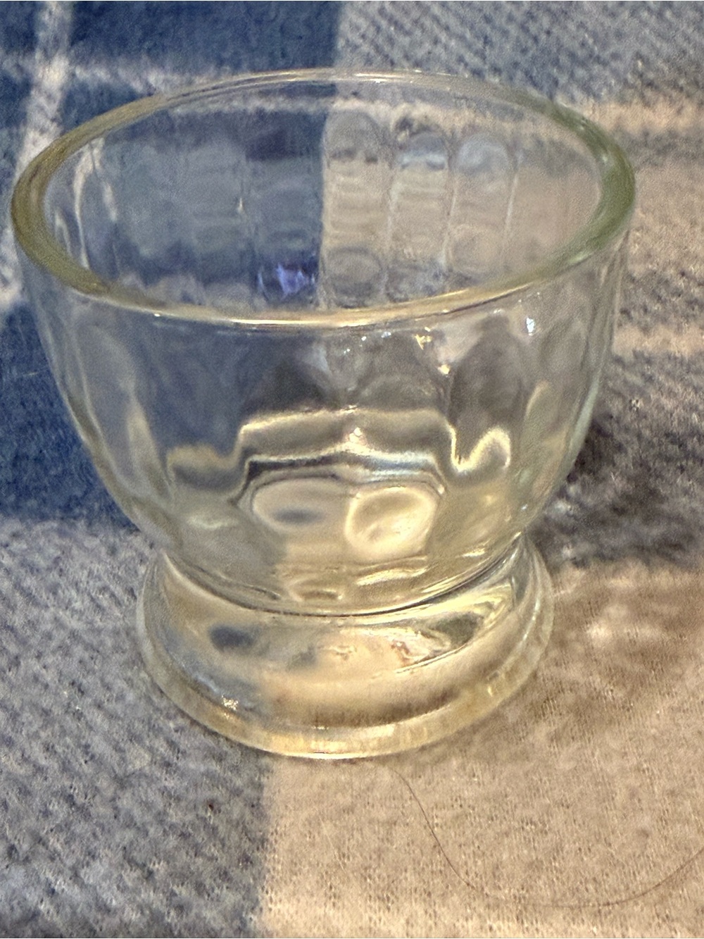 Source Unknown Clear Glass Decorative Cup